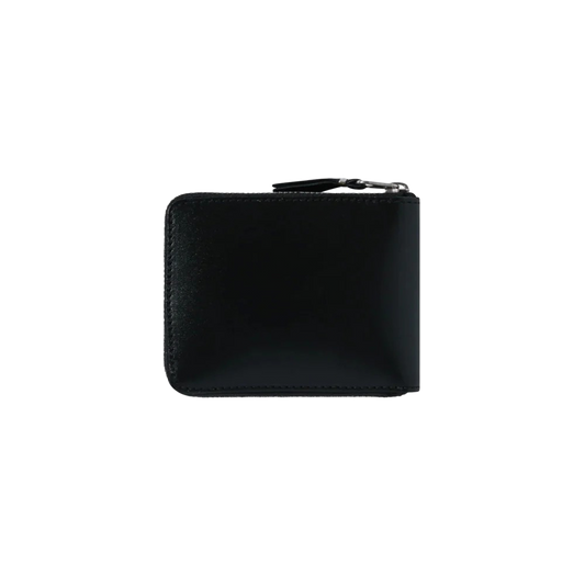 COMME des GARCONS WALLET Silver Eyelet Wallet SA7100SE Black