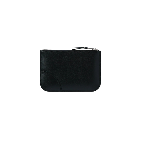 COMME des GARCONS WALLET Silver Eyelet Wallet SA8100SE Black