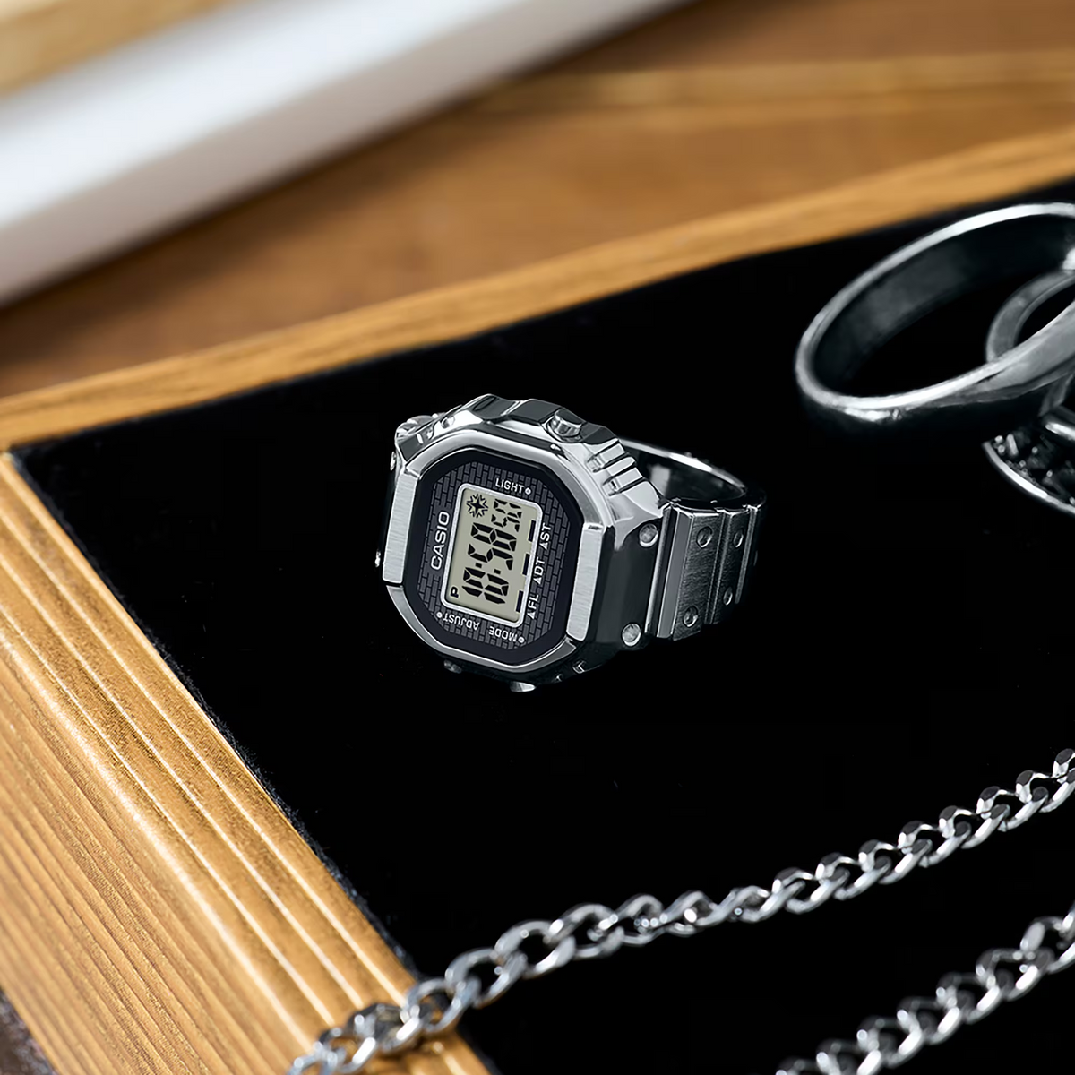 Casio 50th Anniversary Digital Ring Watch CRW001-1D