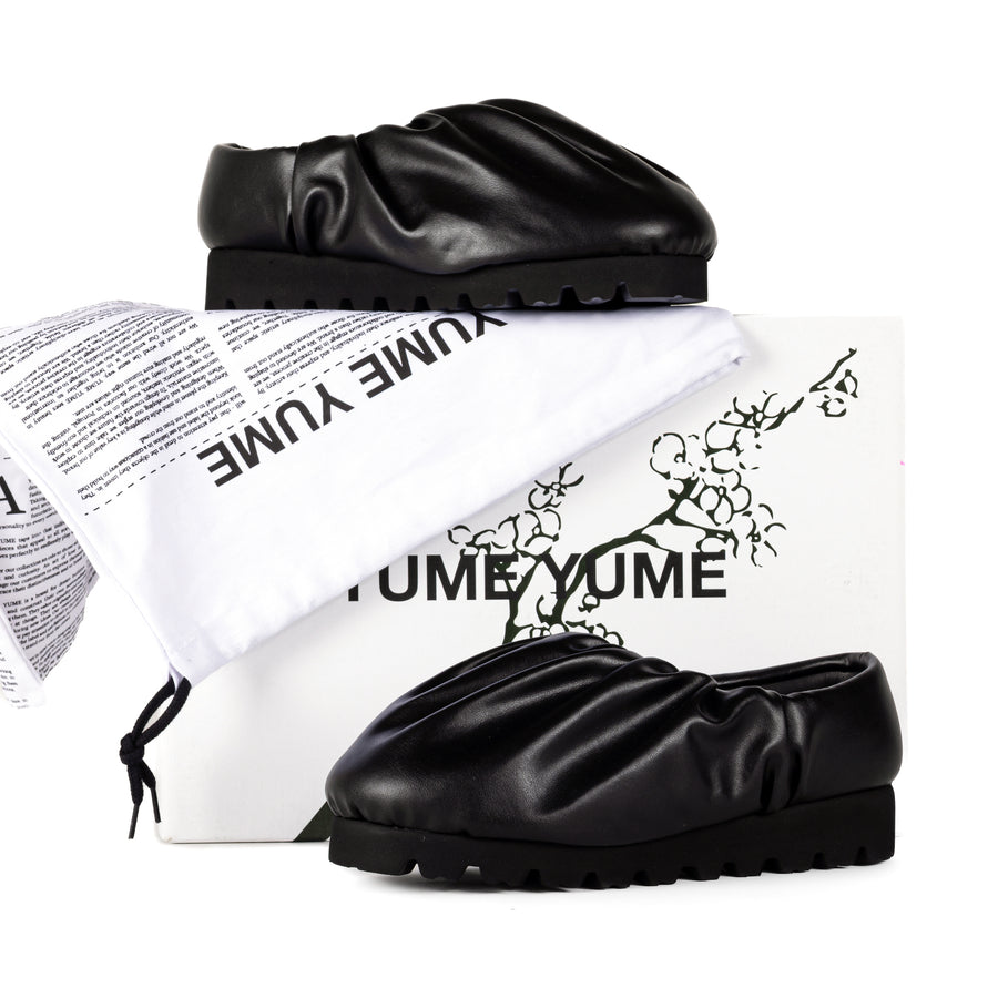 Yume Yume Camp Shoe Low Black Vegan Leather