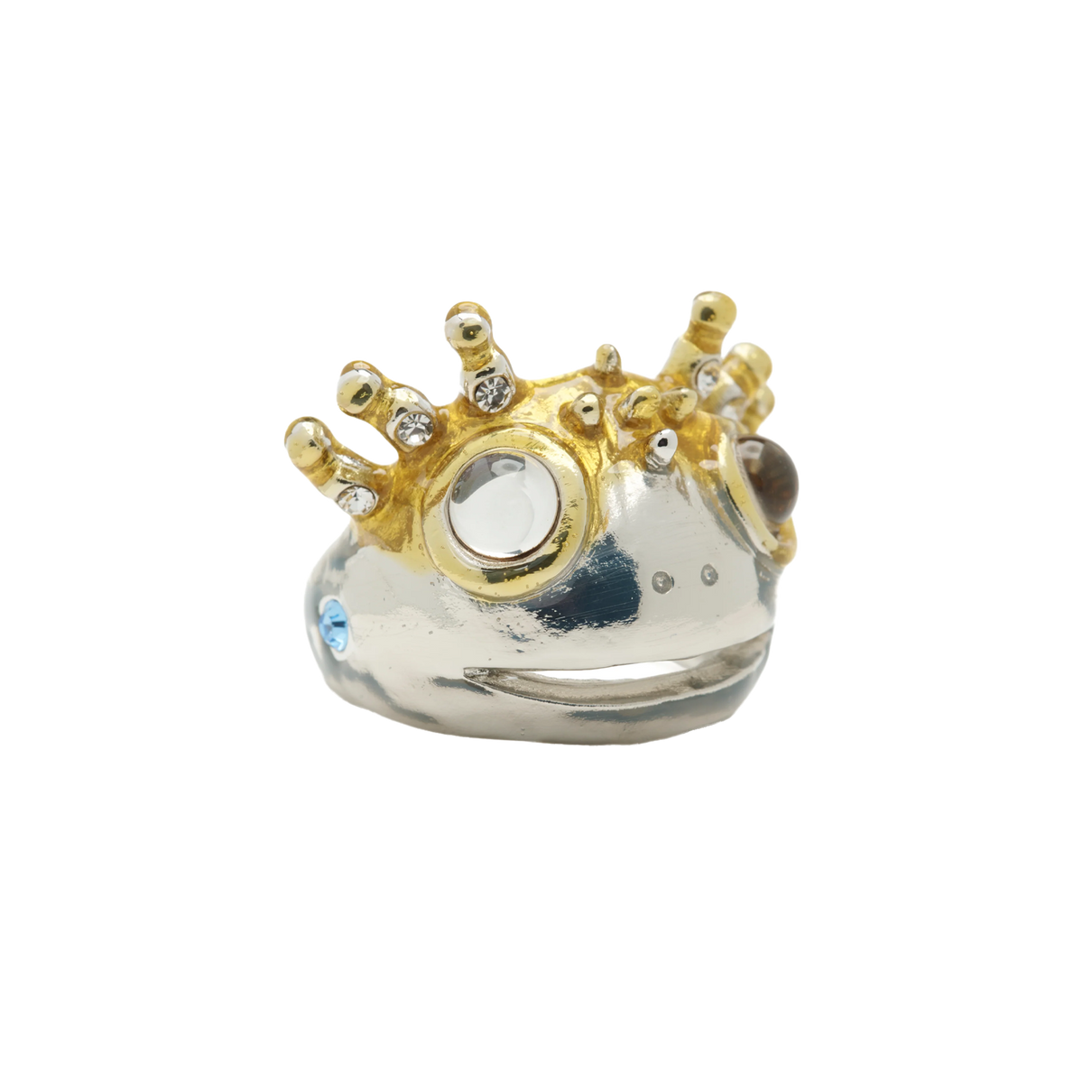 Collina Strada Axolotl Ring Silver Gold