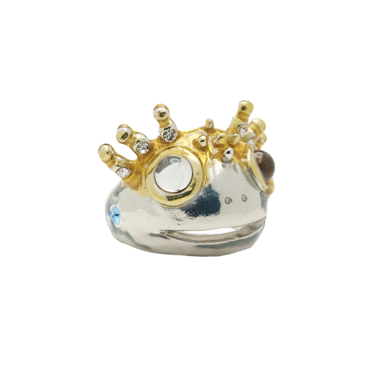 Collina Strada Axolotl Ring Silver Gold