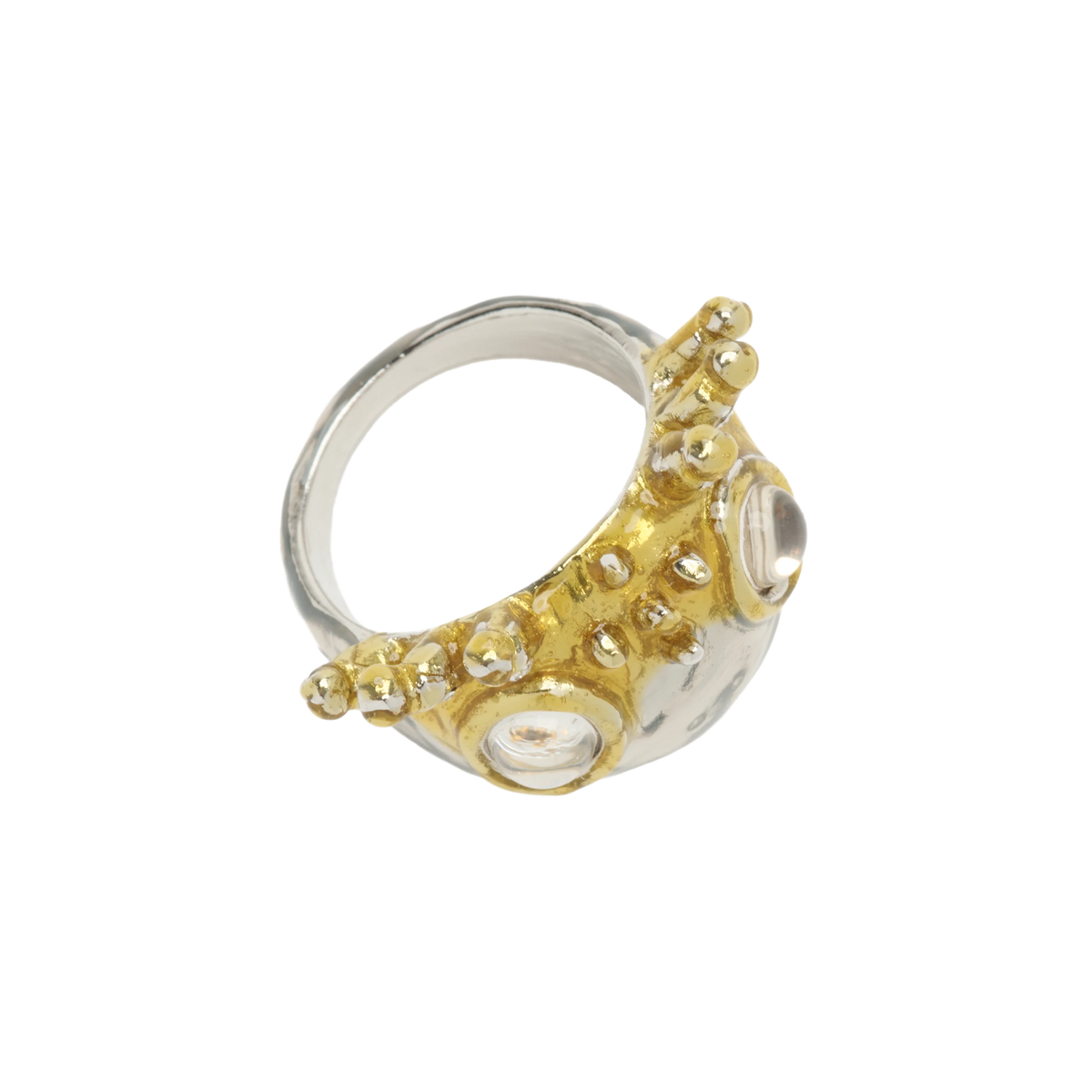 Collina Strada Axolotl Ring Silver Gold