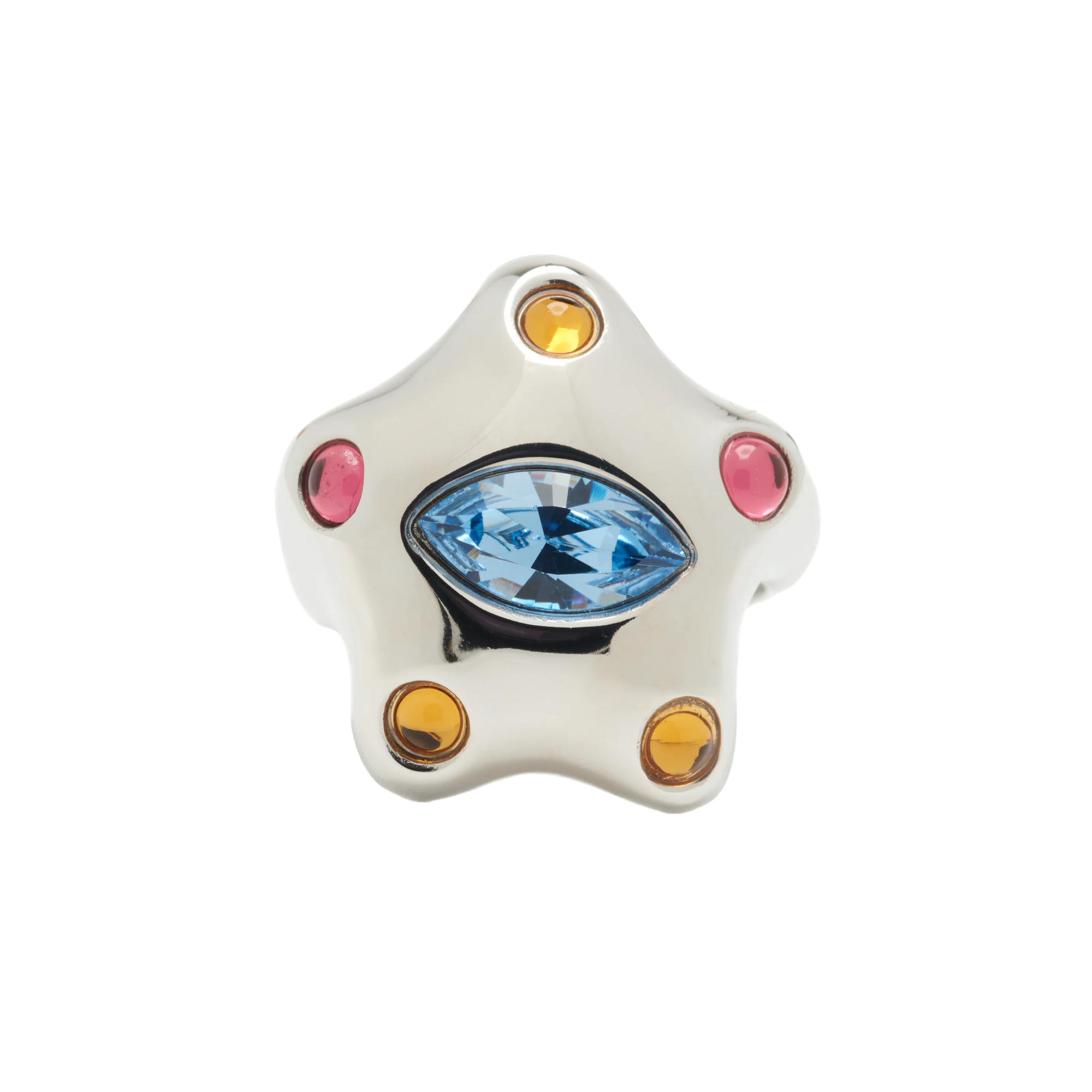 Collina Strada Demi Starlette Ring Silver Pastel