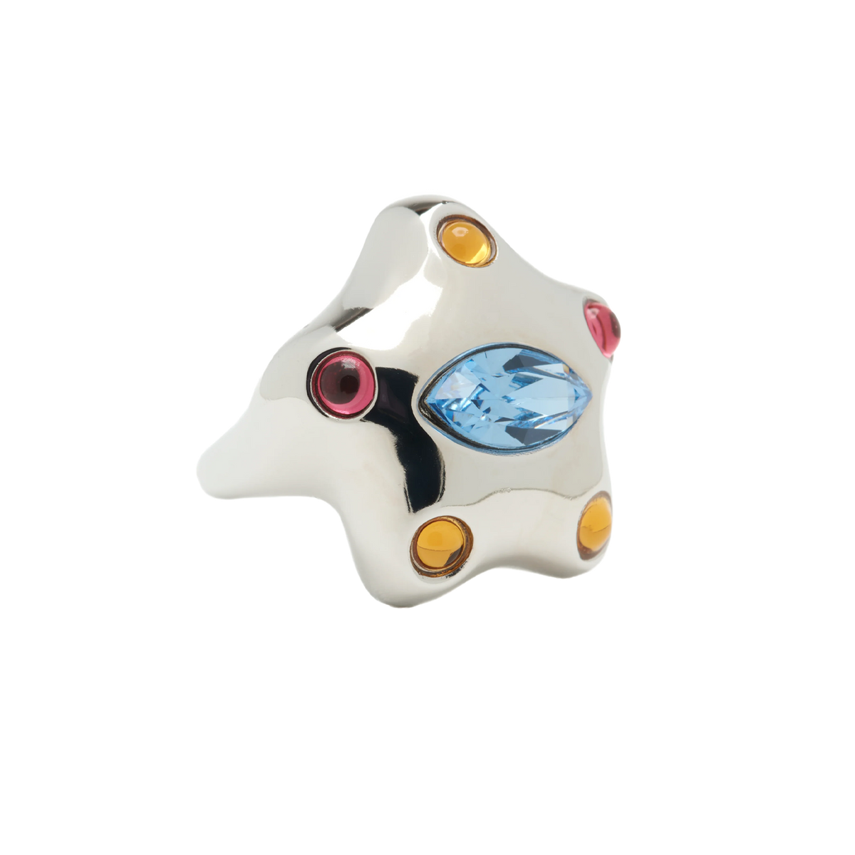 Collina Strada Demi Starlette Ring Silver Pastel