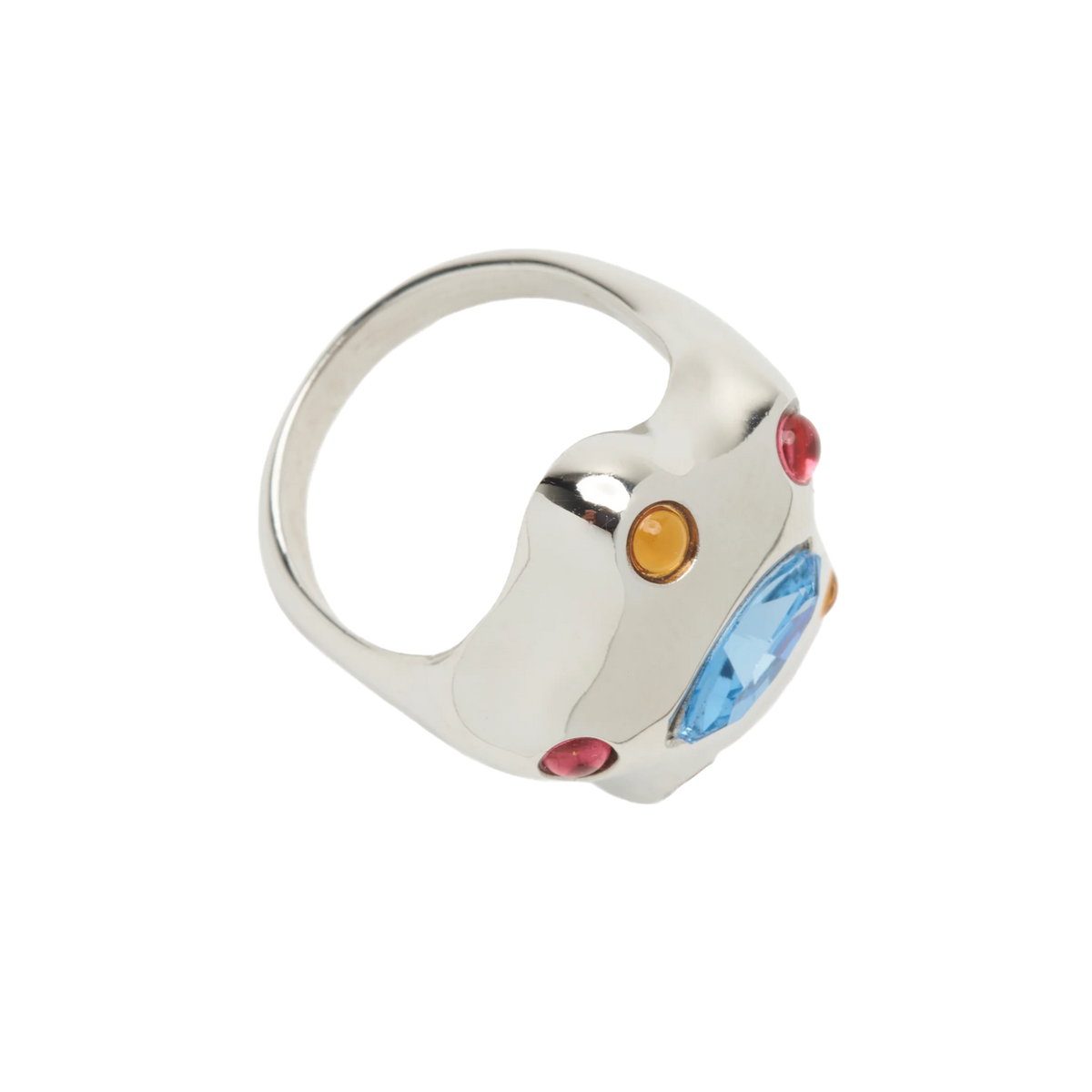 Collina Strada Demi Starlette Ring Silver Pastel