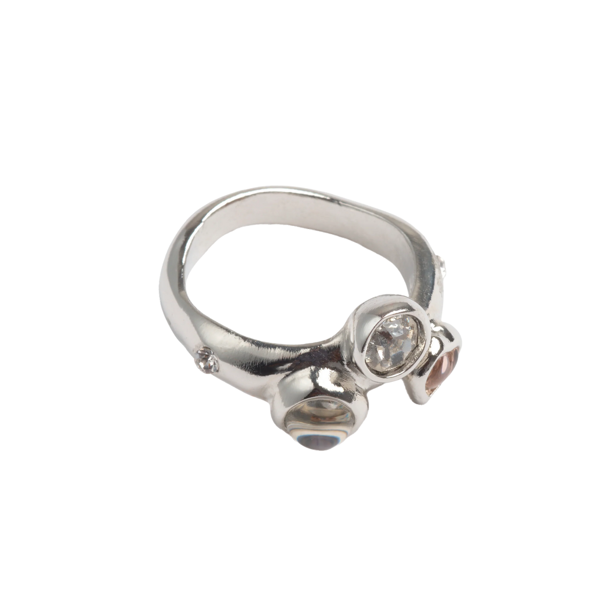 Collina Strada Florence Ring Silver Clear