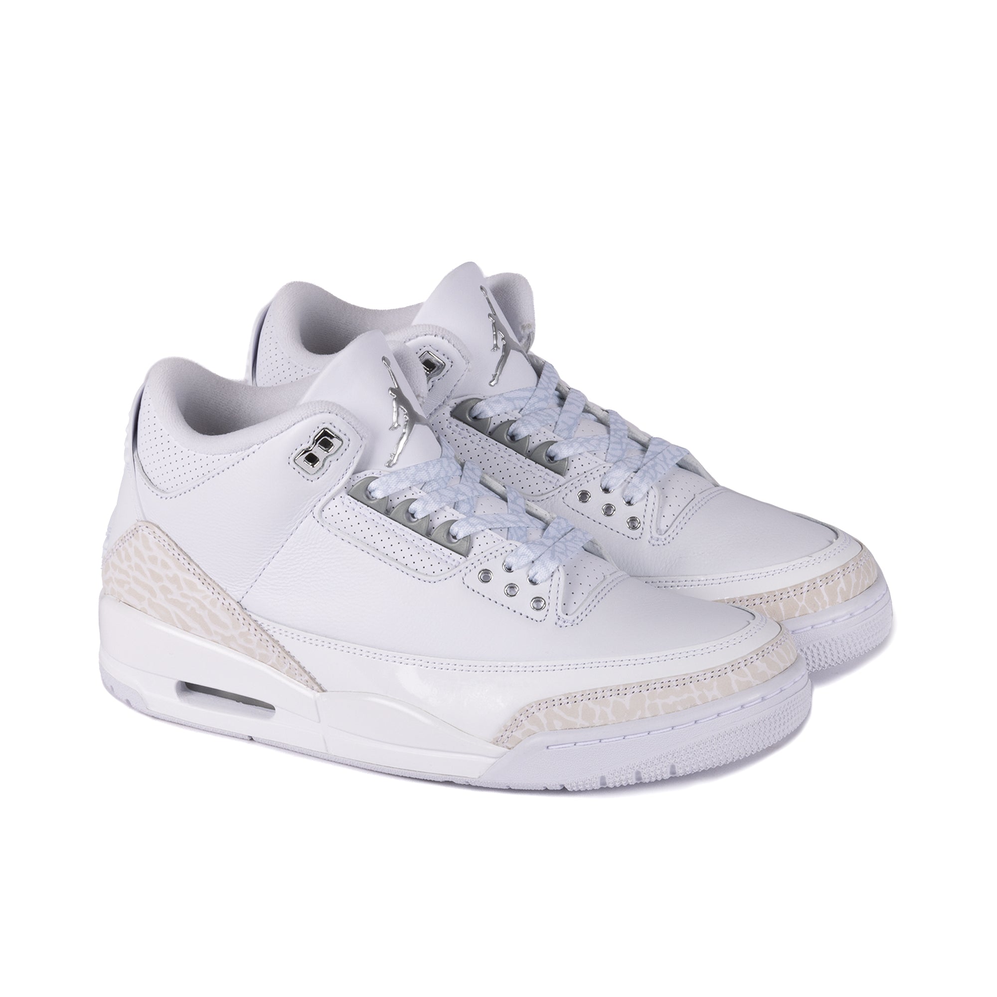 Nike Air Jordan 3 Retro "Pure Money" White/Metallic Silver/White CT8532-111
