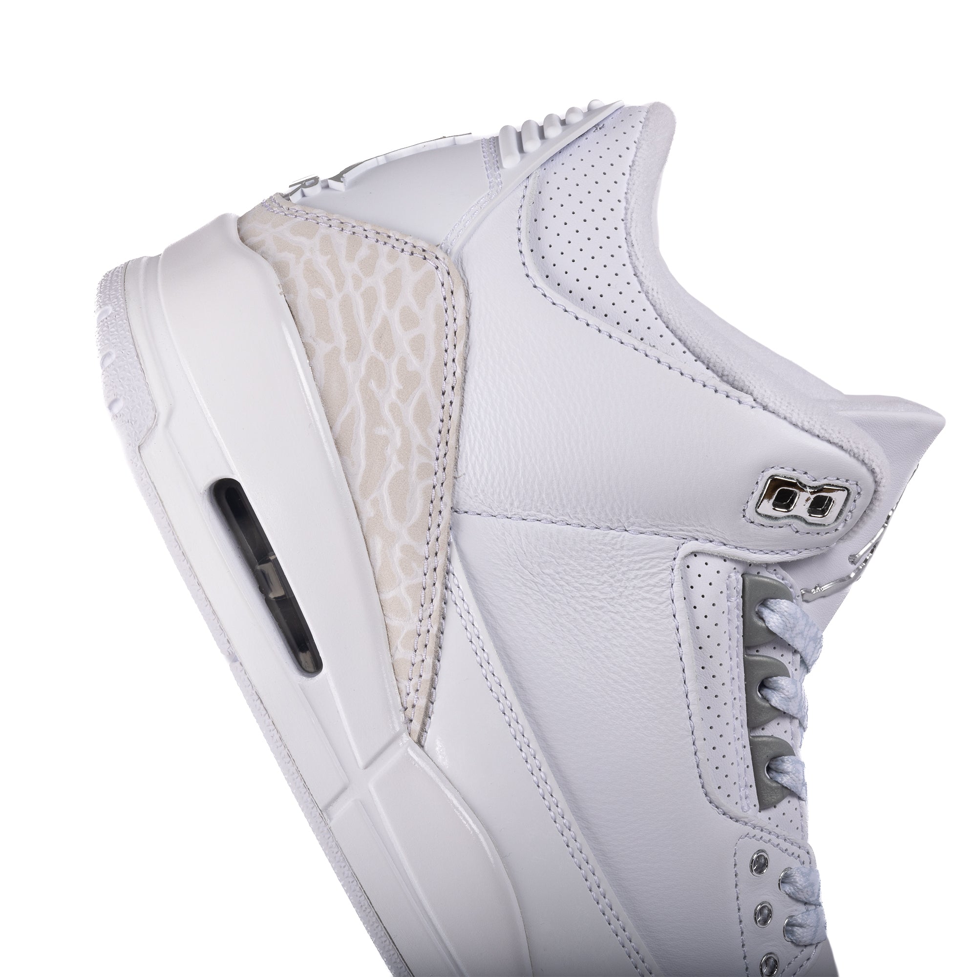 Nike Air Jordan 3 Retro "Pure Money" White/Metallic Silver/White CT8532-111
