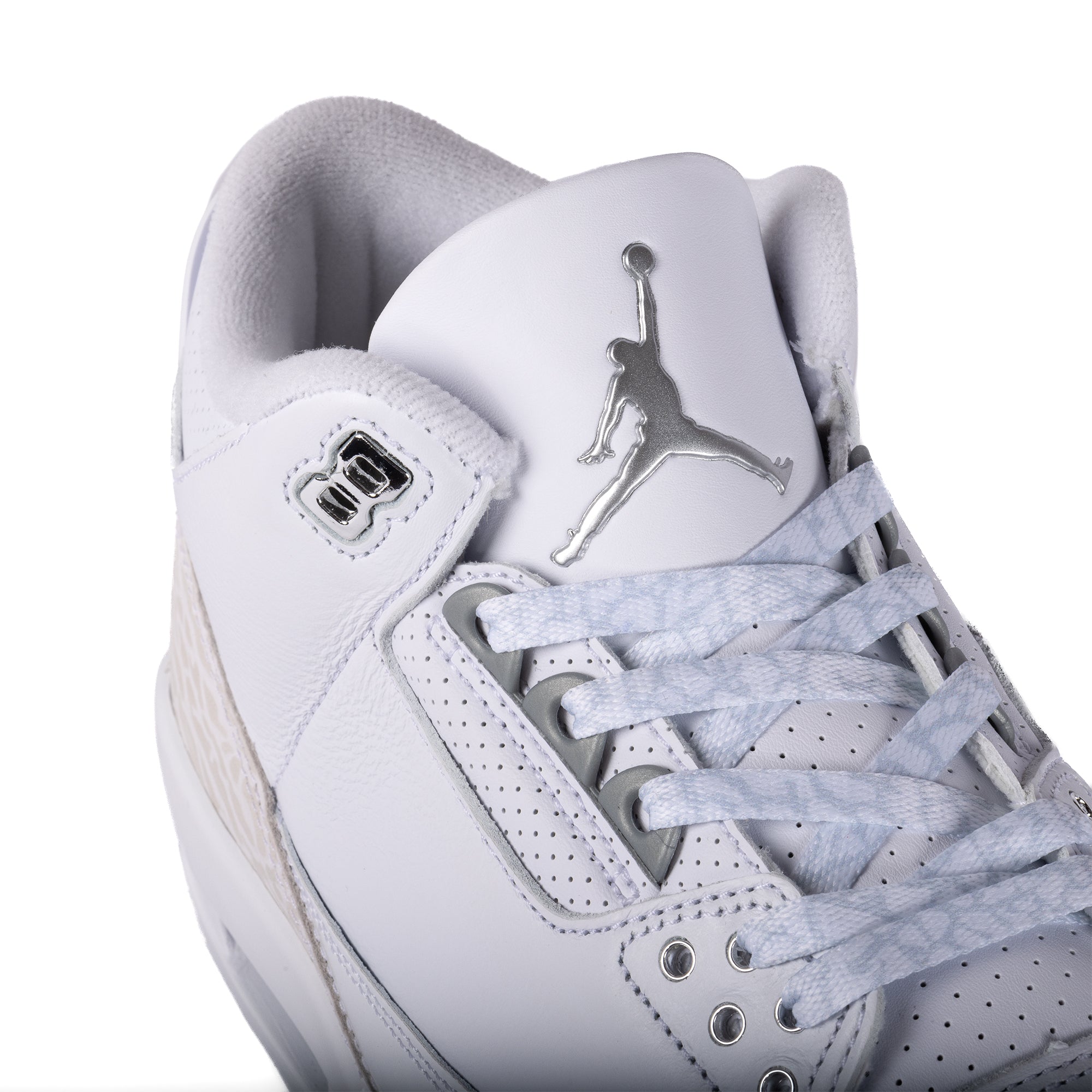 Nike Air Jordan 3 Retro "Pure Money" White/Metallic Silver/White CT8532-111