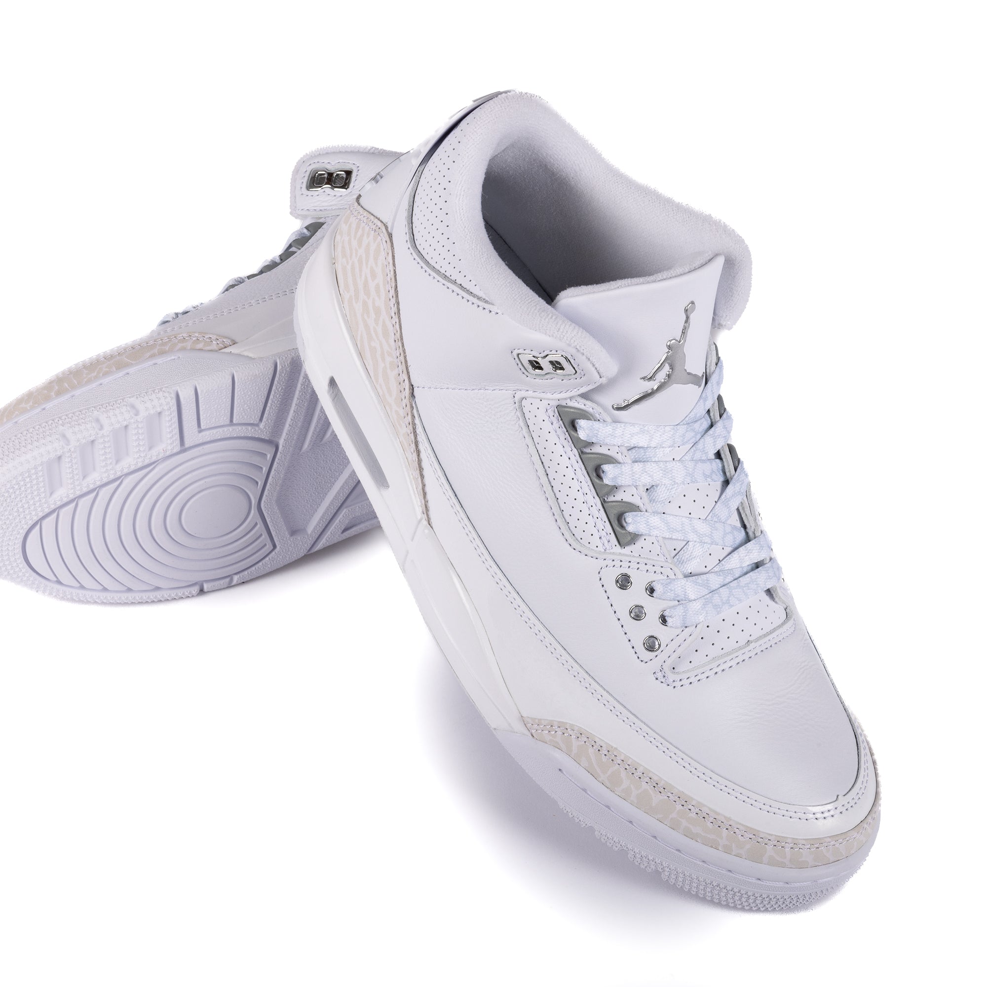 Nike Air Jordan 3 Retro "Pure Money" White/Metallic Silver/White CT8532-111