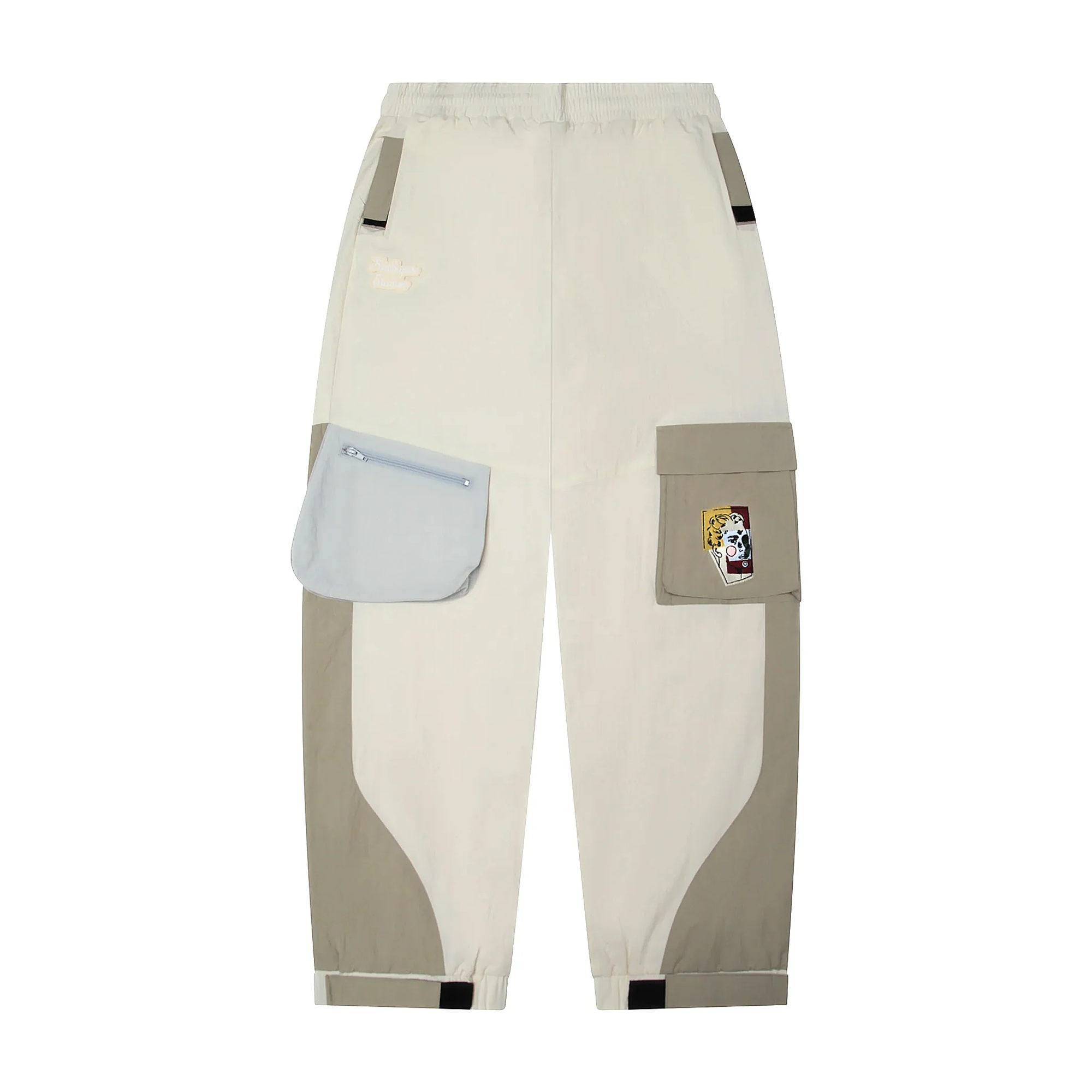 Kidsuper Cargo pocket Track Pants Cream SS25-PT-12