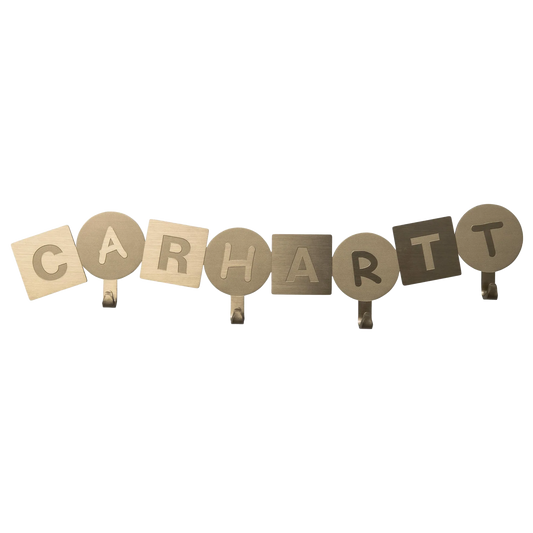Carhartt WIP ABC Wall Coat Hanger Gold