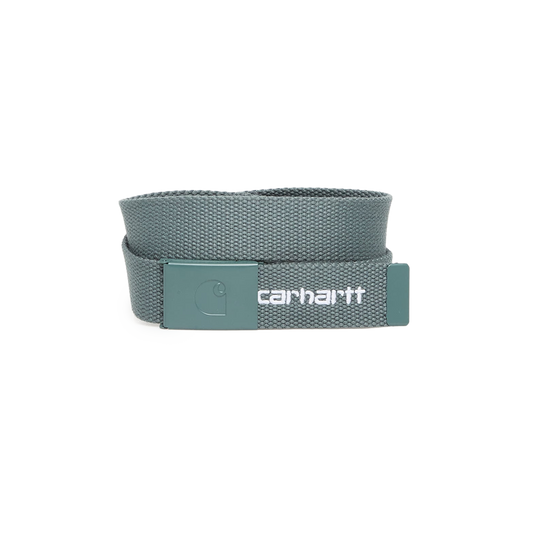 Carhartt WIP C-Logo Belt Tonal Velvet Green/White