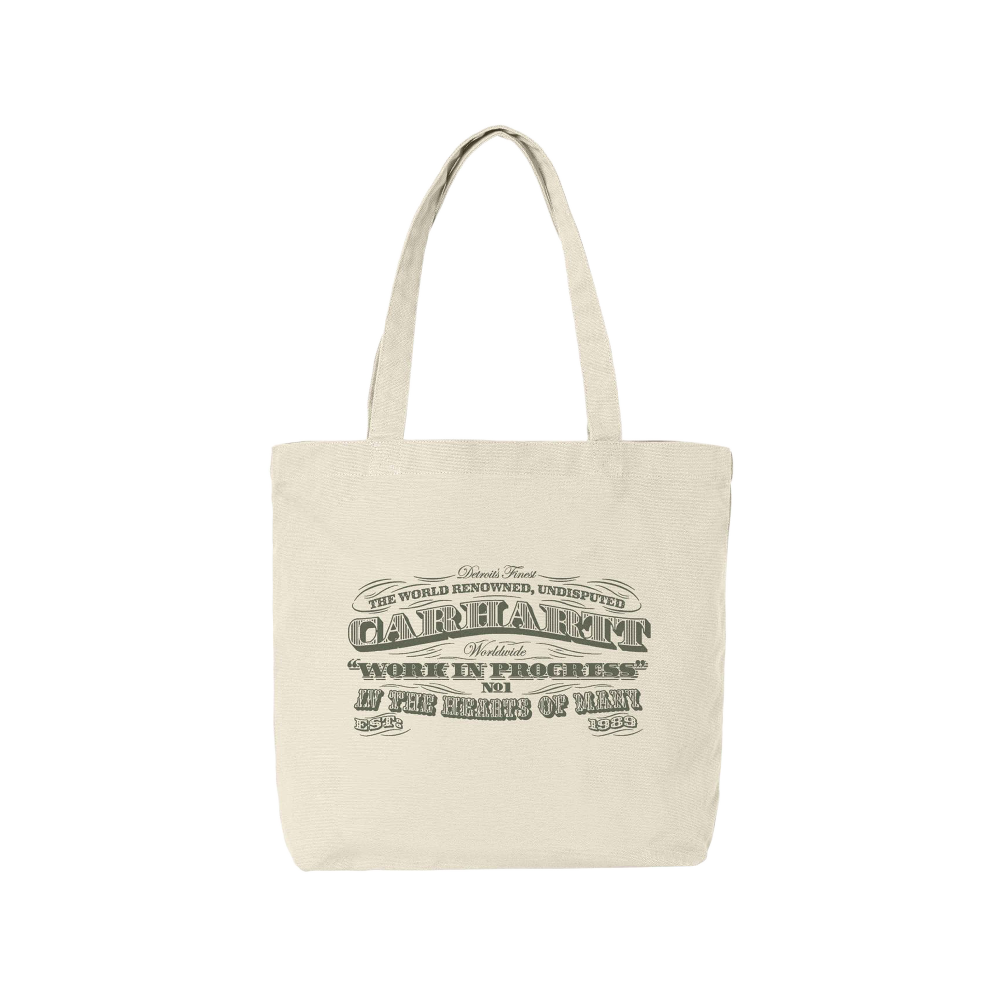 Carhartt WIP Canvas Graphic Tote 3 One 3 Print/Salt