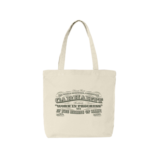 Carhartt WIP Canvas Graphic Tote 3 One 3 Print/Salt