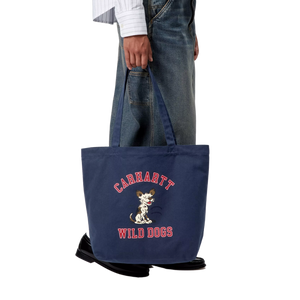 Carhartt WIP Canvas Graphic Tote Wild Dog Print/Jupiter