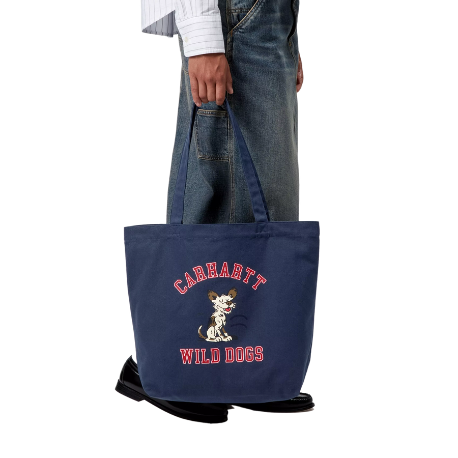 Carhartt WIP Canvas Graphic Tote Wild Dog Print/Jupiter
