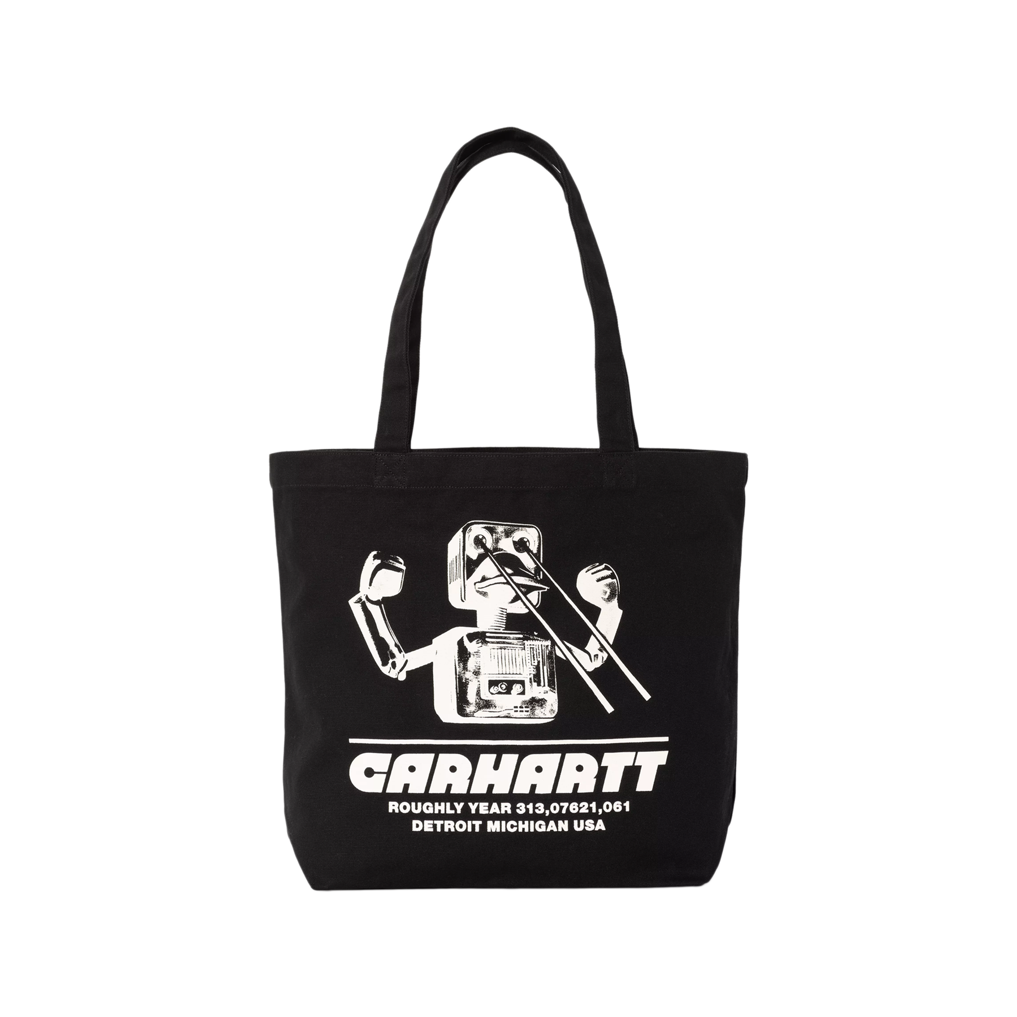 Carhartt WIP Canvas Graphic Tote Wiptopia Print/Black