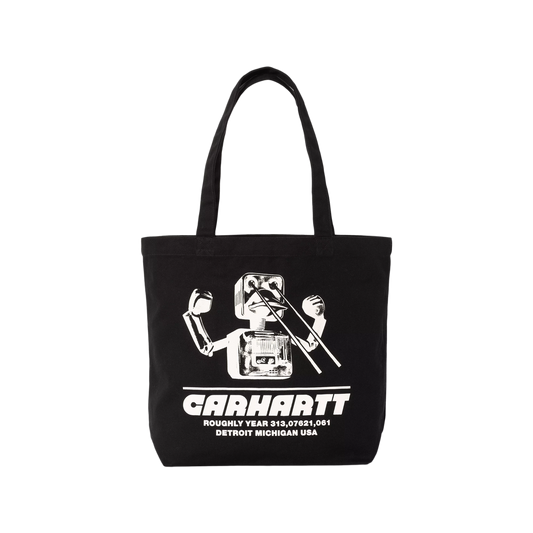 Carhartt WIP Canvas Graphic Tote Wiptopia Print/Black