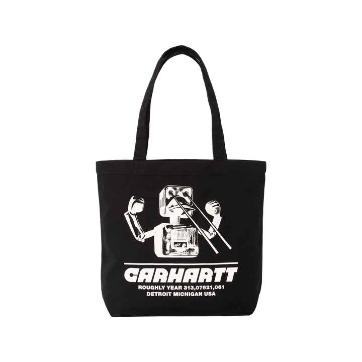 Carhartt WIP Canvas Graphic Tote Wiptopia Print/Black