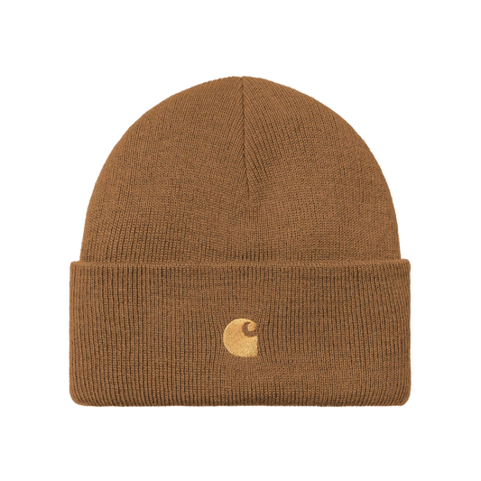Carhartt WIP Chase Beanie Hamilton Brown/Gold