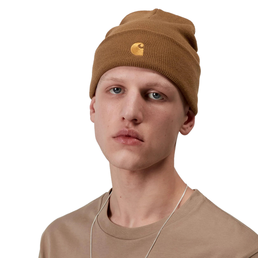 Carhartt WIP Chase Beanie Hamilton Brown/Gold