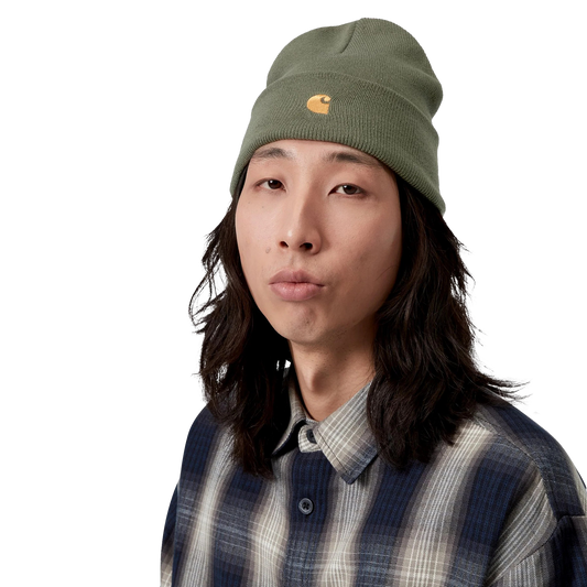 Carhartt WIP Chase Beanie Leaf/Gold