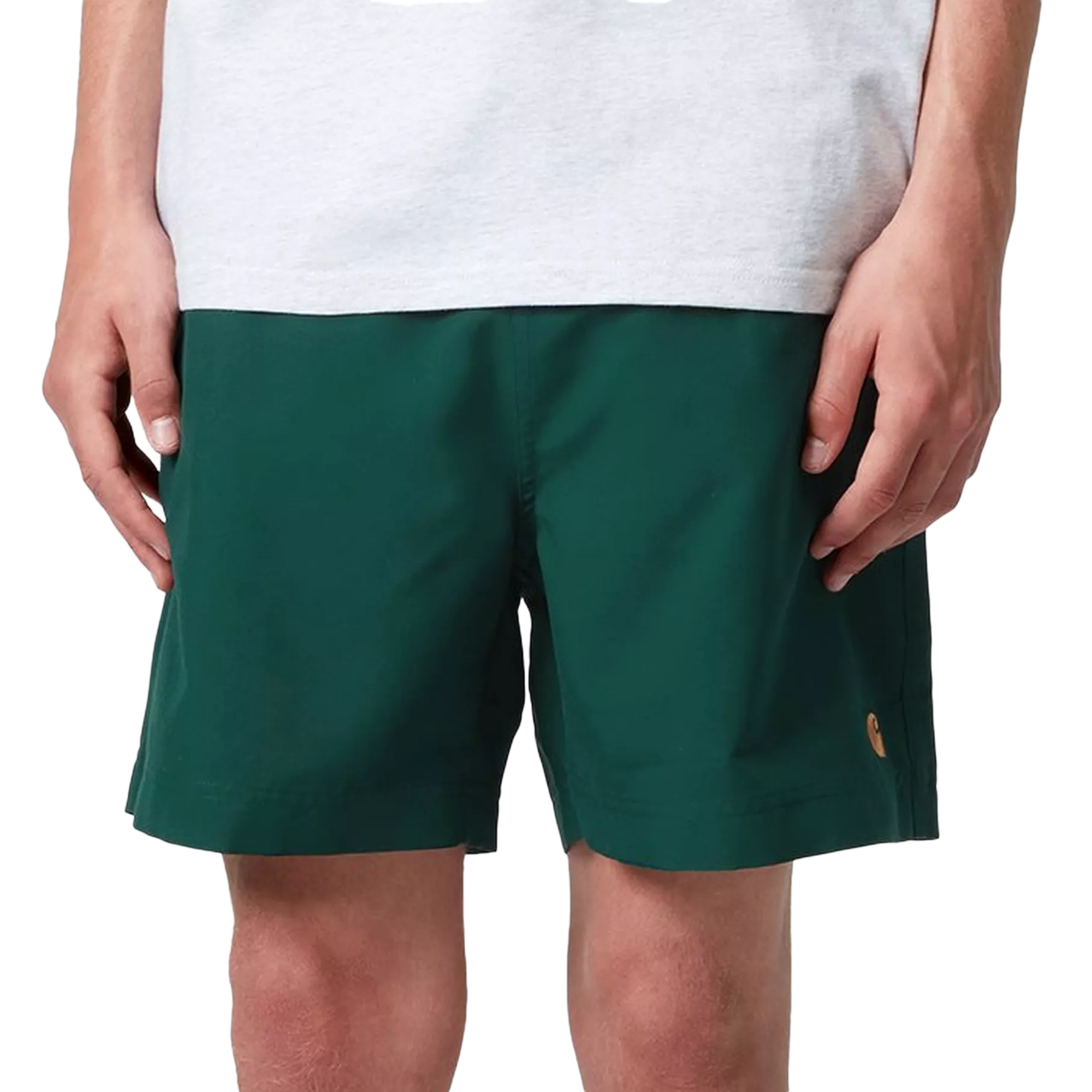 Carhartt WIP Chase Swim Trunks Dark Fir/Gold