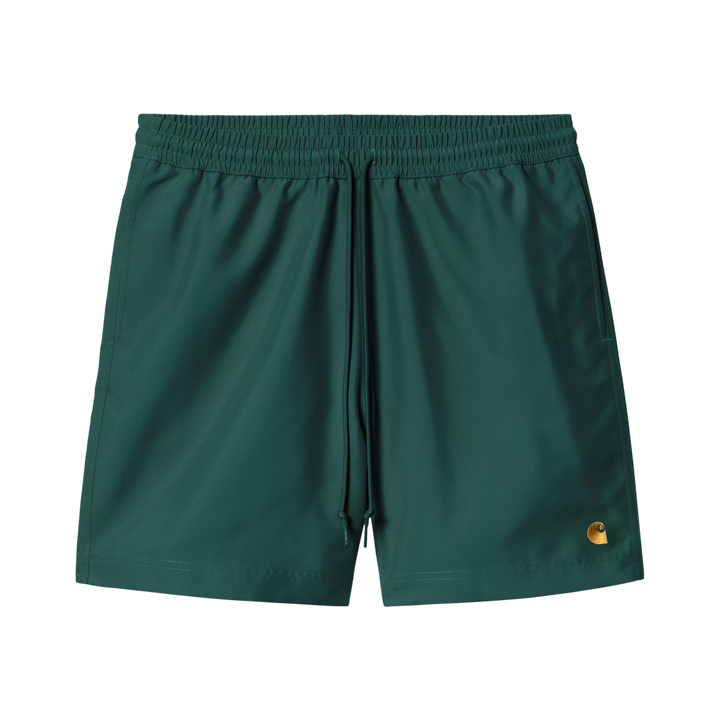 Carhartt WIP Chase Swim Trunks Dark Fir/Gold