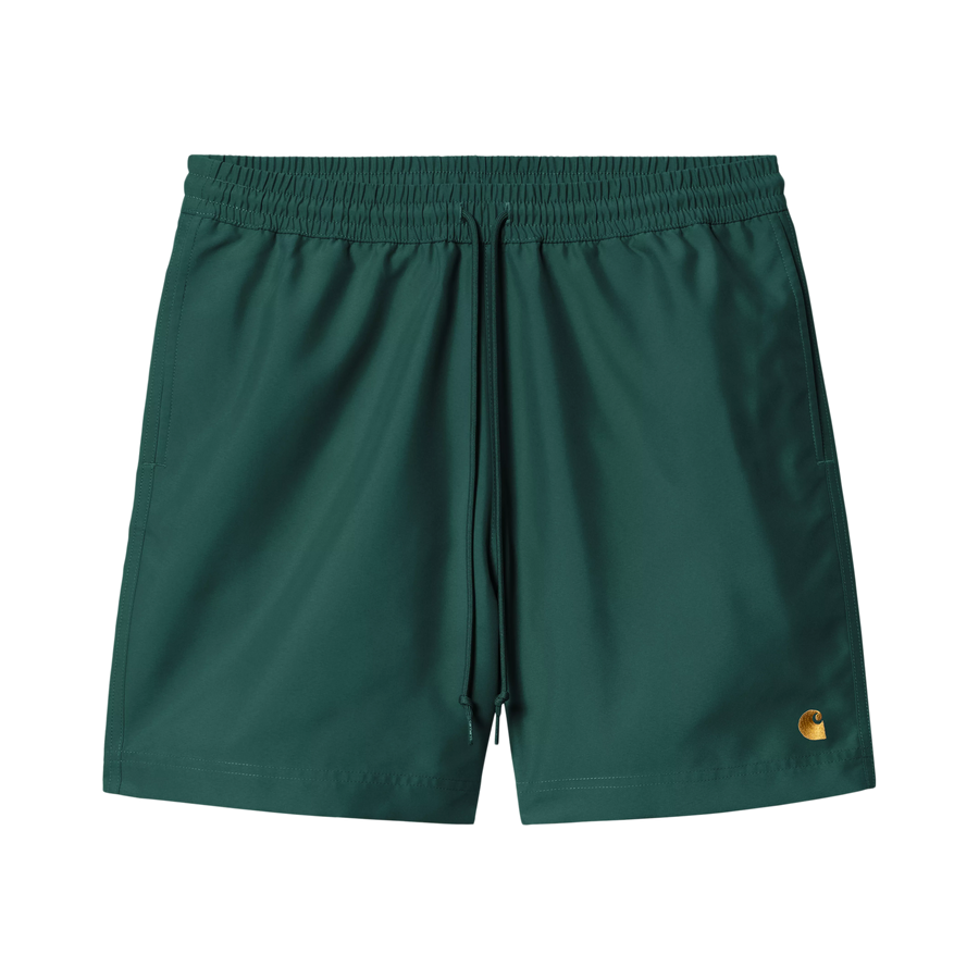 Carhartt WIP Chase Swim Trunks Dark Fir/Gold