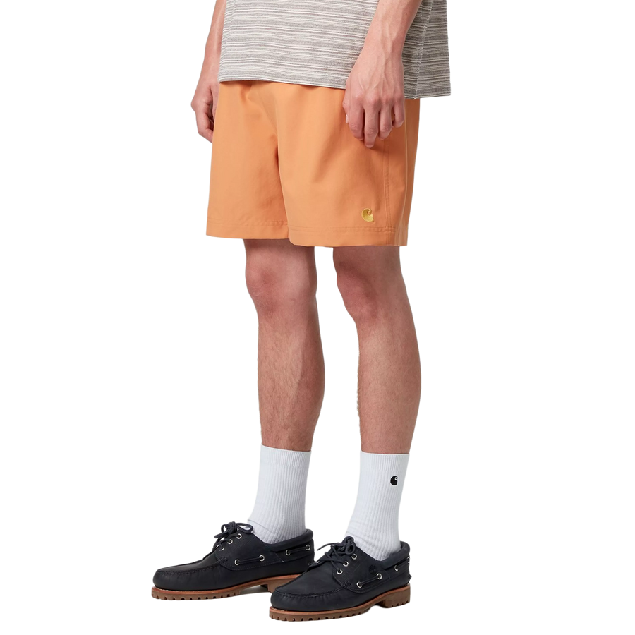 Carhartt WIP Chase Swim Trunks Redhaven/Gold