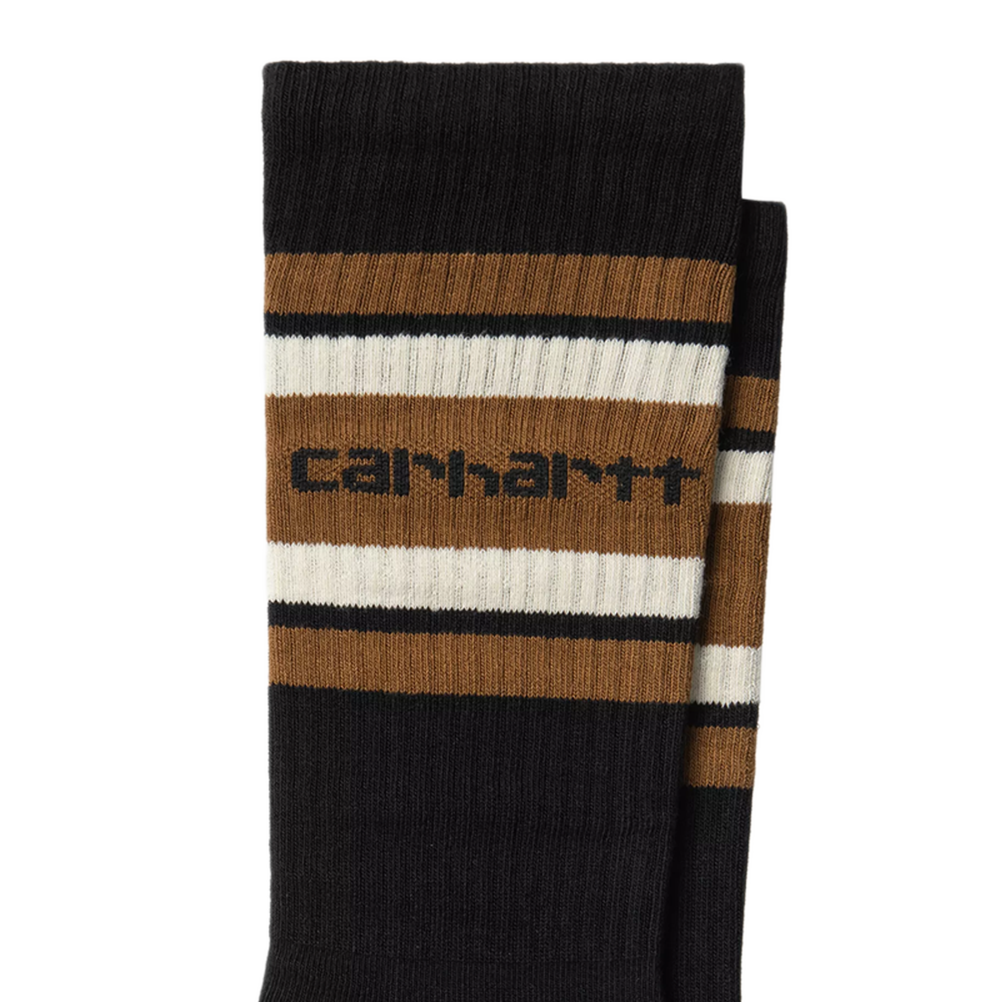 Carhartt WIP Connors Socks Black/Hamilton Brown/Salt