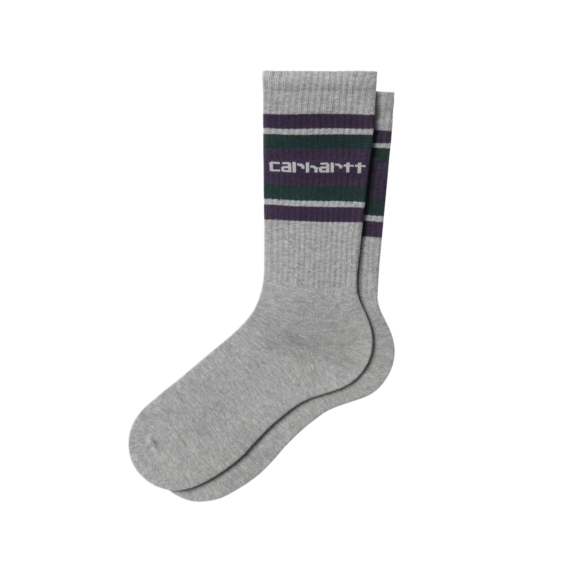 Carhartt WIP Connors Socks Grey Heather/Lakers/Dark Fir
