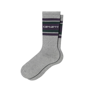 Carhartt WIP Connors Socks Grey Heather/Lakers/Dark Fir