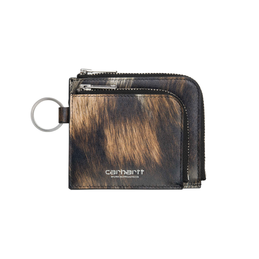 Carhartt WIP Double Vegas Zip Wallet Wild Dog/Silver