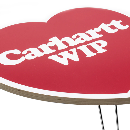Carhartt WIP Heart Folding Table Scarlet/White