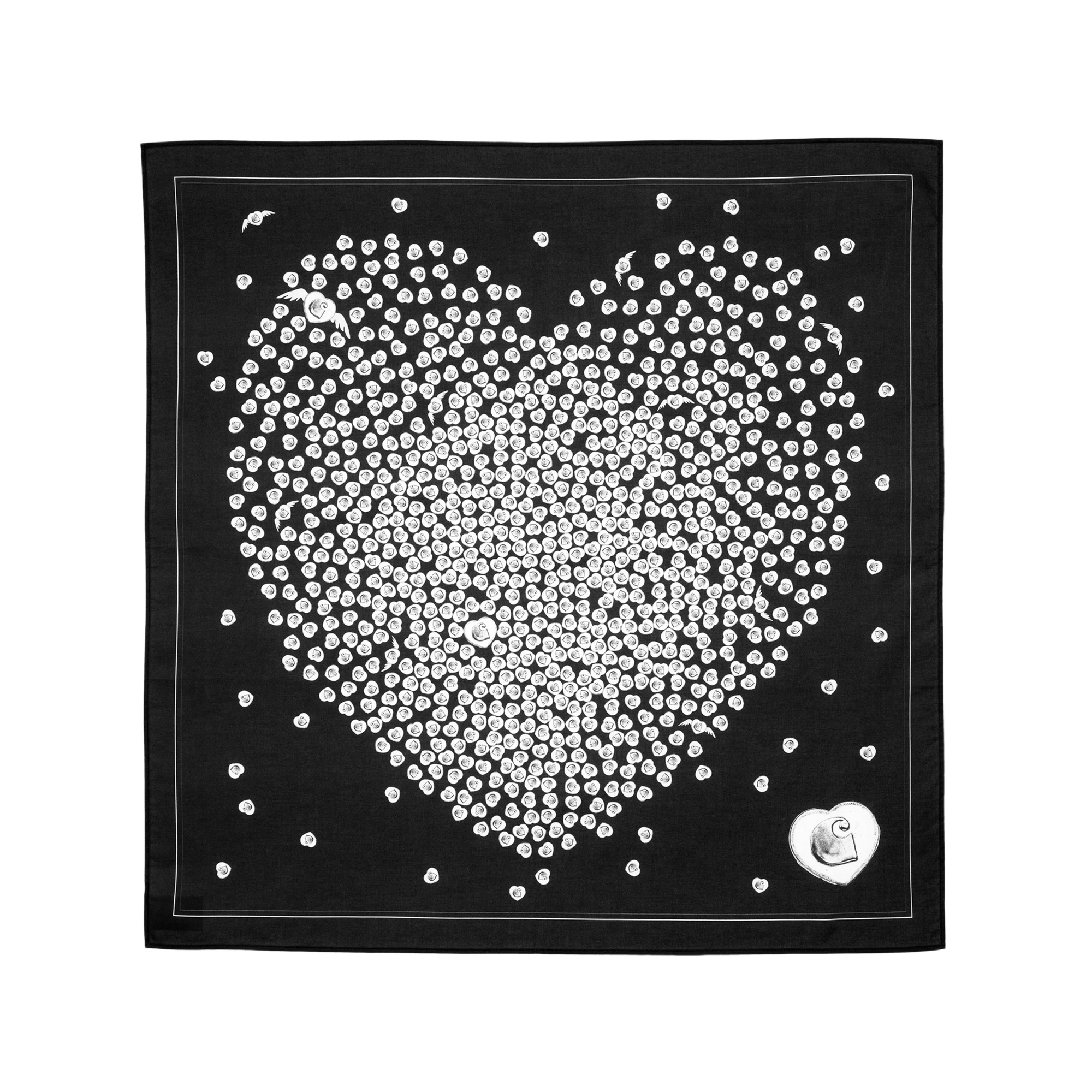 Carhartt WIP Heart to Hartt Bandana Black