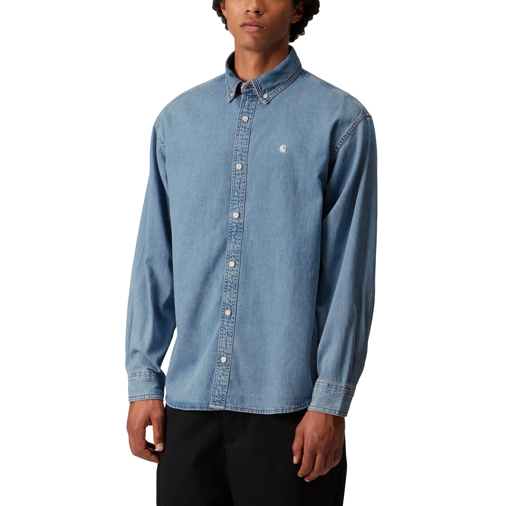 Carhartt WIP L/S Lucas Shirt Blue