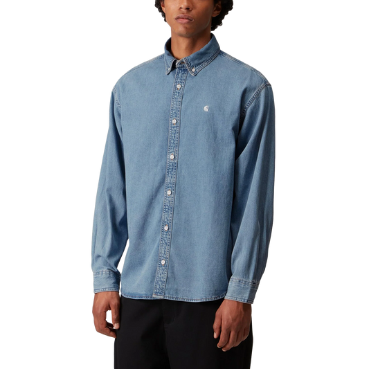 Carhartt WIP L/S Lucas Shirt Blue