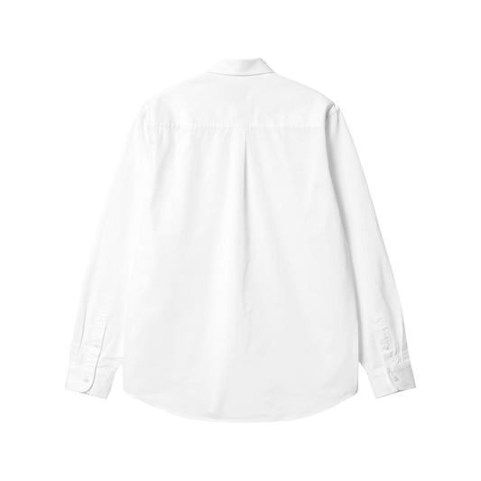 Carhartt WIP L/S Madison Shirt White/Black