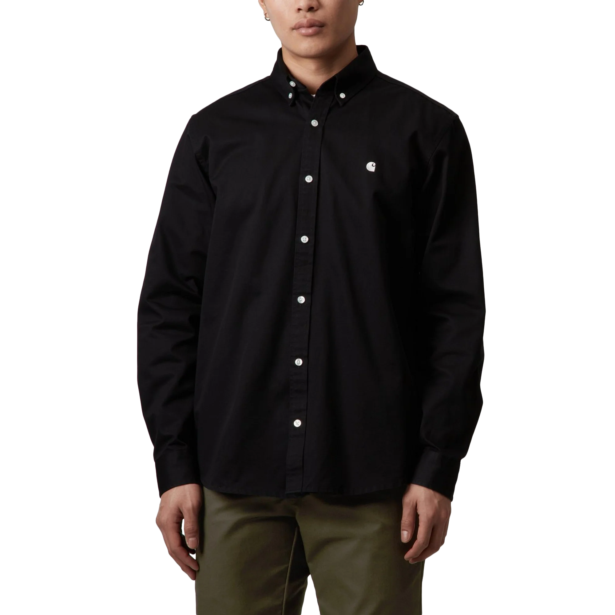 Carhartt WIP L/S Madison Shirt Black/White