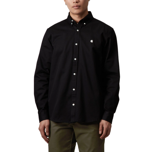 Carhartt WIP L/S Madison Shirt Black/White