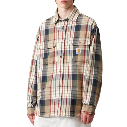 Carhartt WIP L/S Tamblyn Shirt Tamblyn Check/Leather