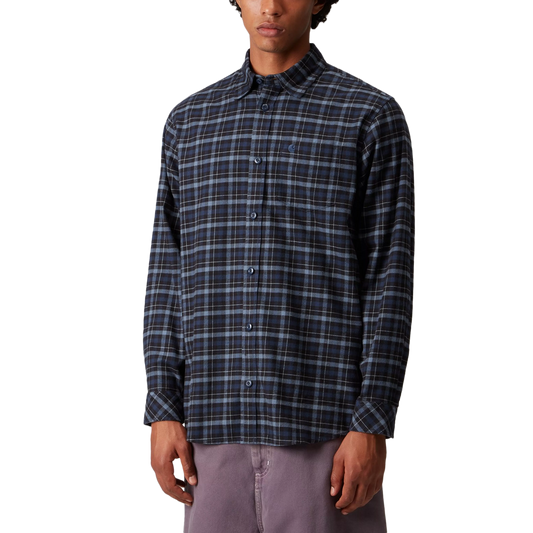 Carhartt WIP L/S Widmark Shirt Widmark Check/Jupiter