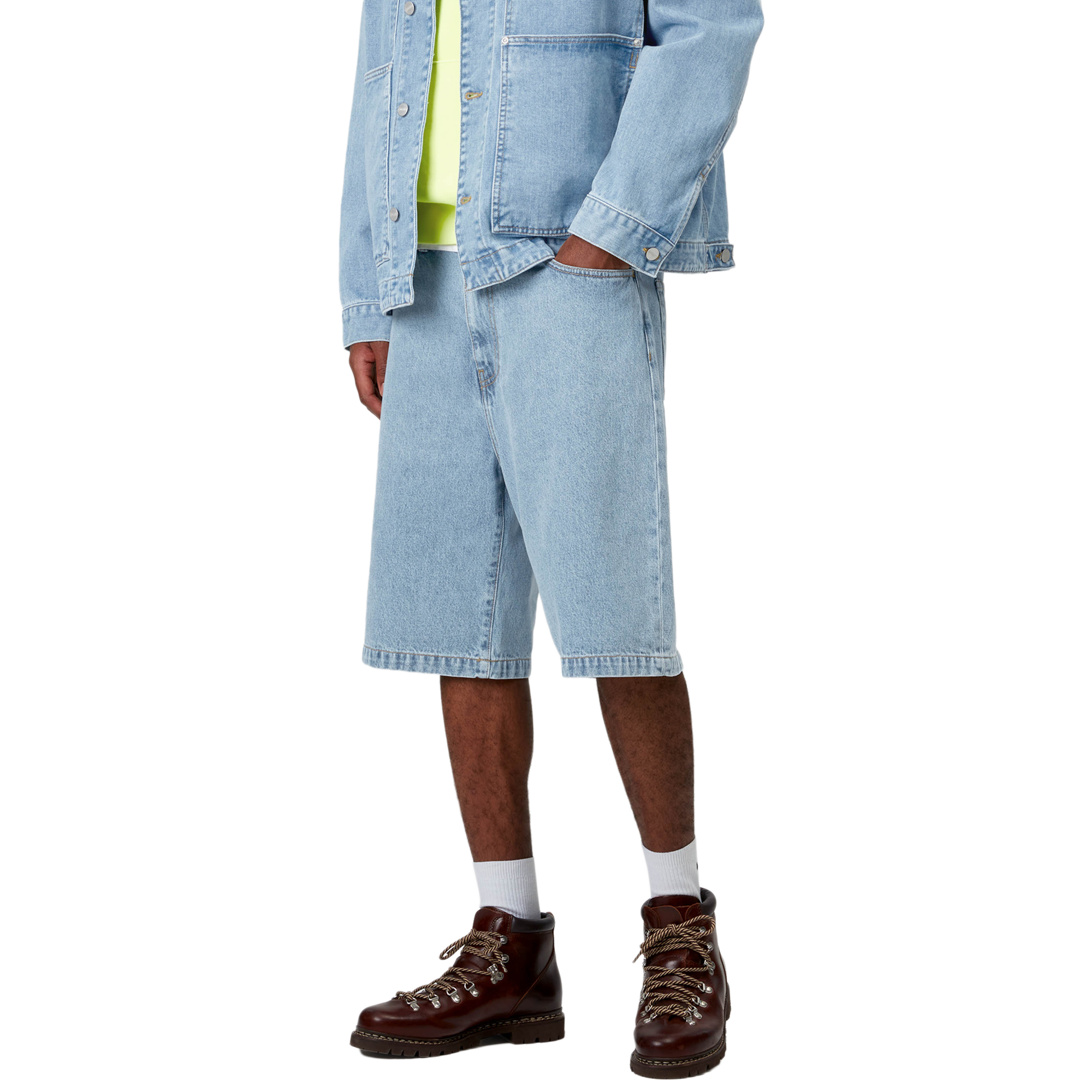 Carhartt WIP Landon Short Blue Bleached