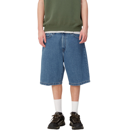 Carhartt WIP Landon Short Blue Heavy Stone Wash