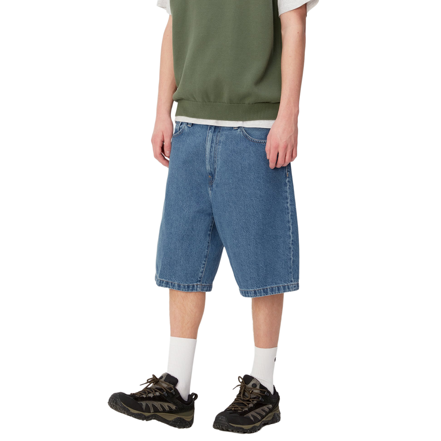 Carhartt WIP Landon Short Blue Heavy Stone Wash