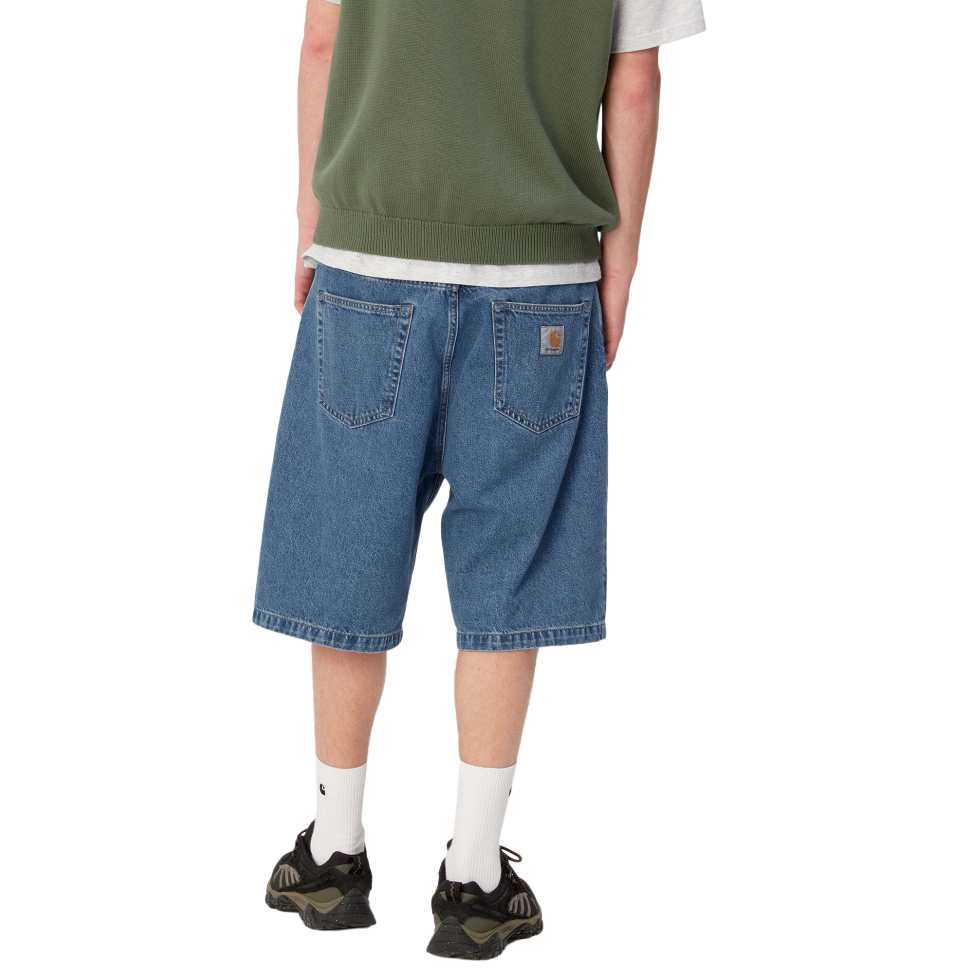 Carhartt WIP Landon Short Blue Heavy Stone Wash