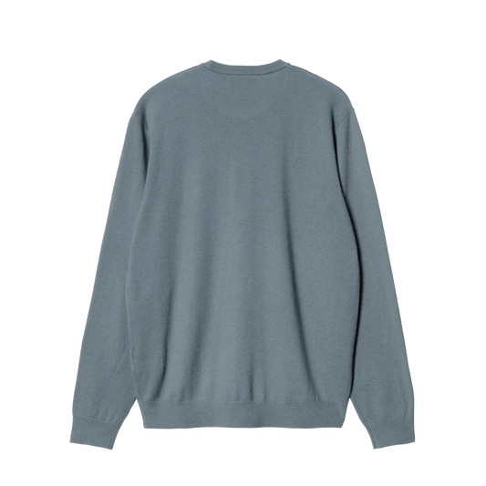 Carhartt WIP Madison Sweater Velvet Blue/White